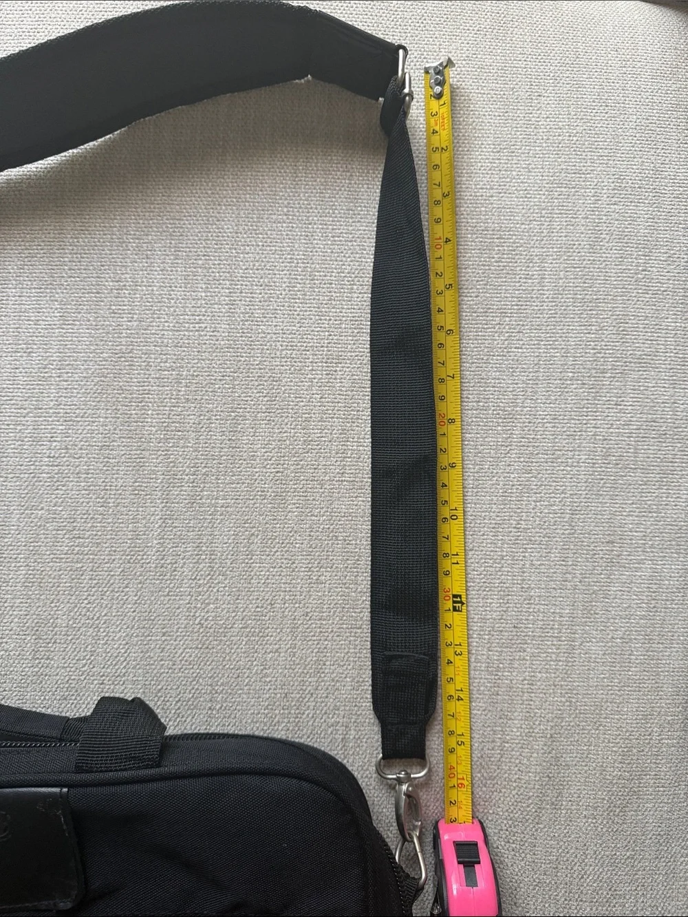 Classic Black Laptop Bag with Dual Front Pockets